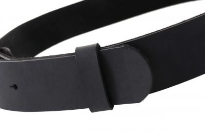 Black vegan leather belt Online